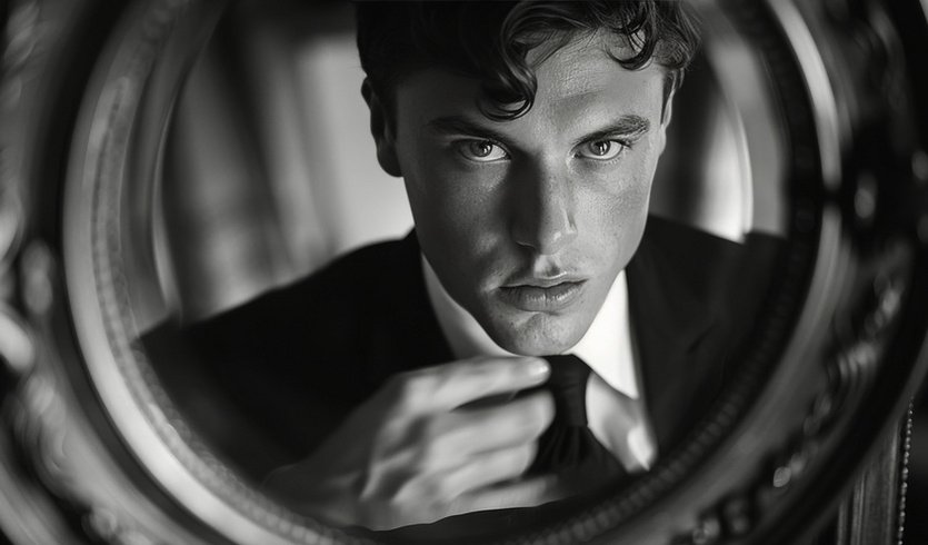 Мужчина, смотрящий в зеркало – интерьерные экскурсии от 3100 рублей