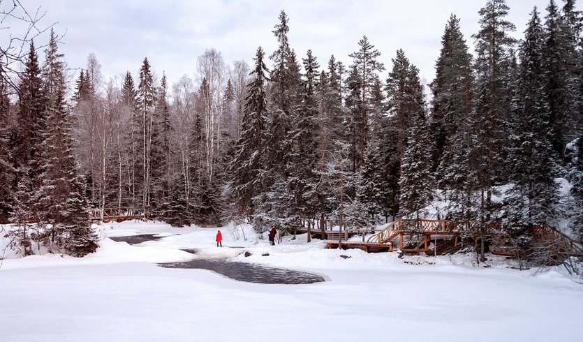 Водопады Ахвенкоски – туры в Карелию от 32950 рублей