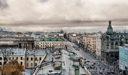 Фотосессия на крыше – по крышам Петербурга