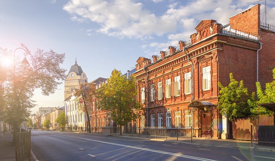 Улица Островского. Казань