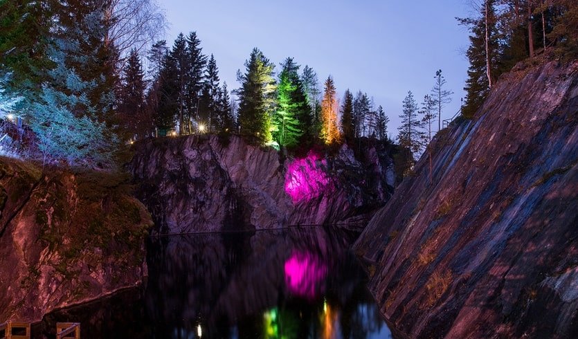 Горный парк «Рускеала» – сборные туры в Санкт-Петербург