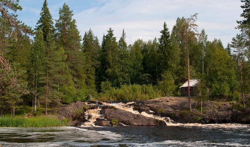 Вид на водопад Ахвенкоски – туры в Карелию на 1 день от 2790 рублей Вид на водопад Ахвенкоски – туры в Карелию на 1 день от 2790 рублей