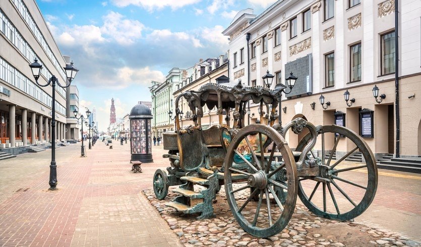 Улица Баумана в Казани — речные круизы от 48600 рублей