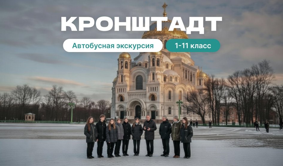 Кронштадт — экскурсия для школьников от 18600 рублей