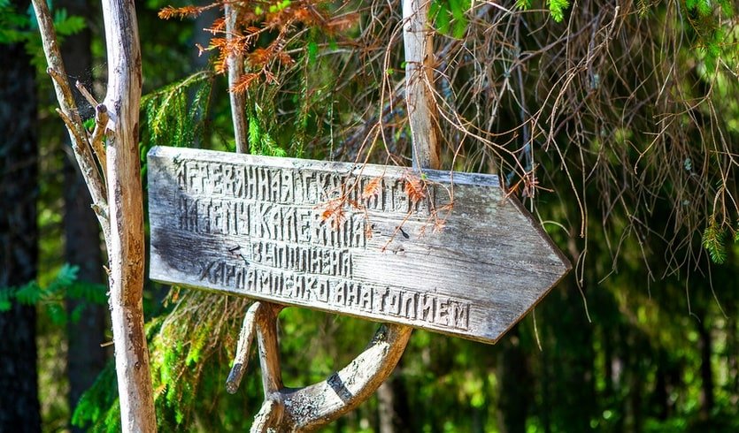 Табличка с указаниями – экскурсии и программы для детей от 2210 рублей