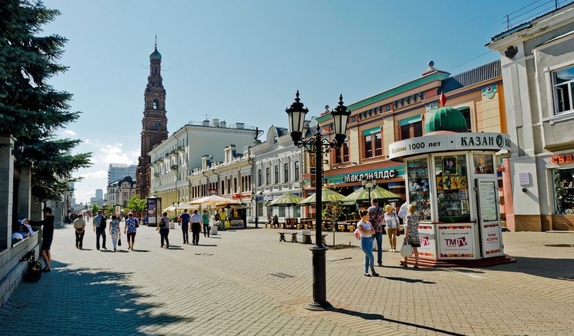 Улица Баумана – туры в Казань