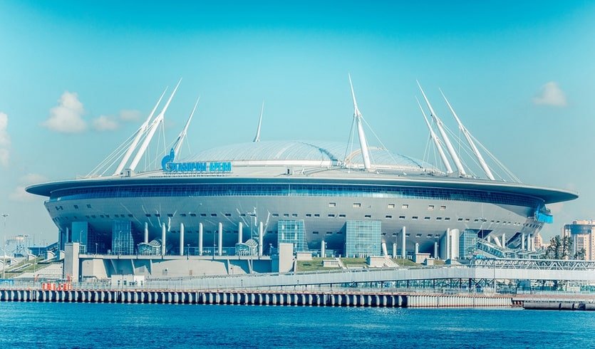 Газпром Арена –  водные обзорные от 1600 рублей 