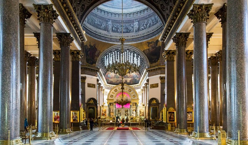 Интерьер Казанского собора — Экскурсии и программы для детей от 240 рублей