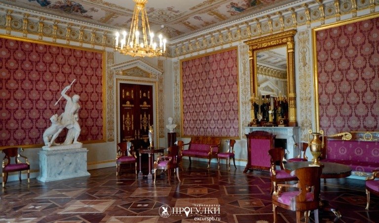 Интерьер Елагиноостровского дворца — Дворцы и особняки от 1050 рублей