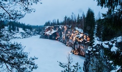 Новогодняя сказка в «Рускеала». Лайт – новогодние туры в Карелию от 28000 рублей Новогодняя сказка в «Рускеала». Лайт – новогодние туры в Карелию от 28000 рублей