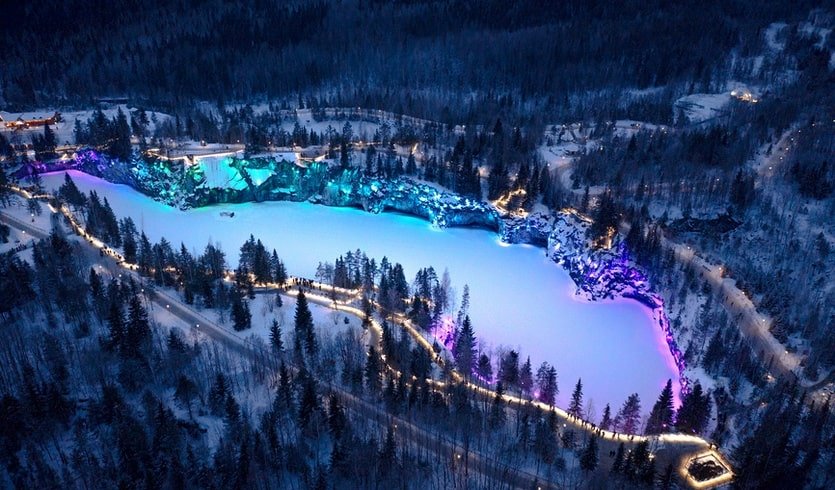 Горный парк «Рускеала» – туры в Карелию от 22350 рублей