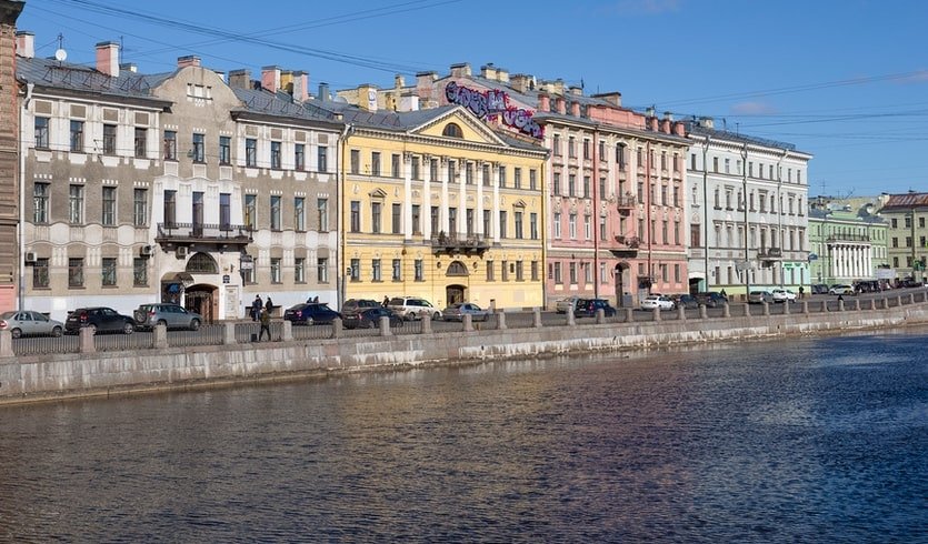 Набережная реки Фонтанки – лекции в Санкт-Петербурге от 3650 рублей