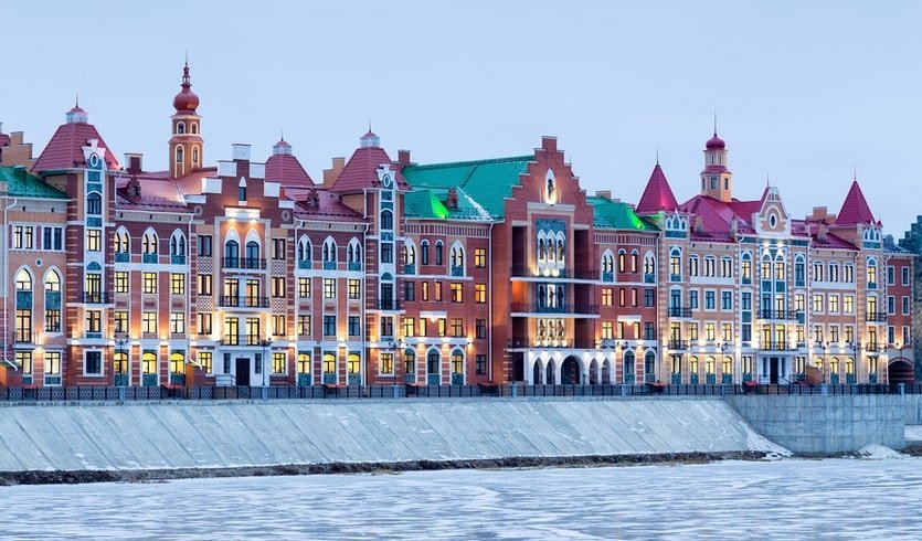 Вид на набережную Брюгге в Йошкар-Оле – туры в Казань