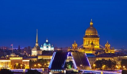 Ночной Петербург – ночная обзорная экскурсия — автобусная экскурсия