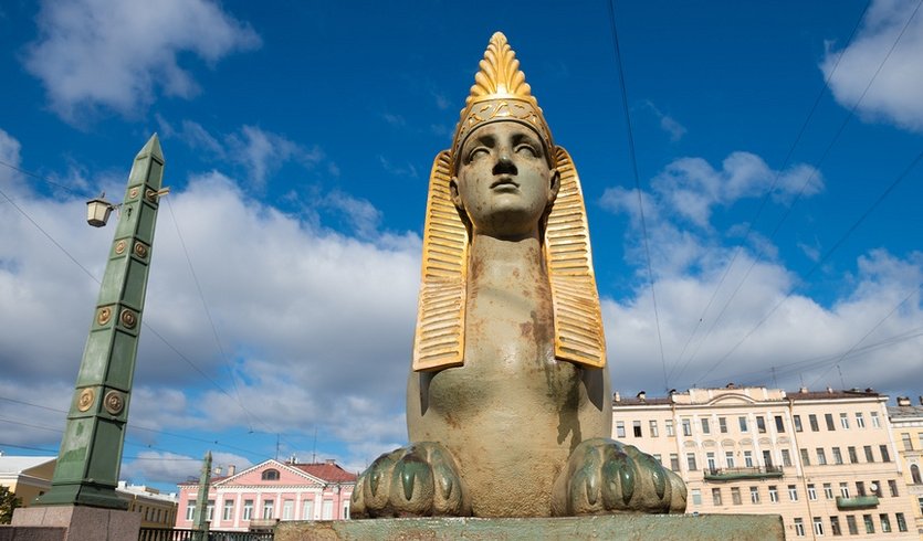 Сфинкс рядом с Египетским мостом — экскурсии для организованных групп от 465 рублей