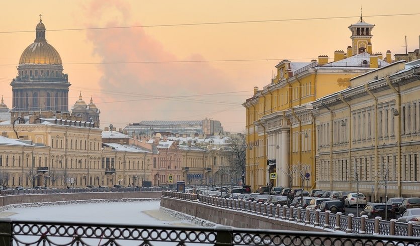 Санкт-Петербург. Вид с Поцелуева моста – сборные туры в Санкт-Петербург от 34100 рублей