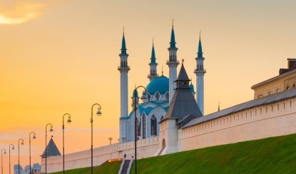 Вид на мечеть «Кул-Шариф». Казань