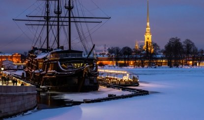 Рождественские Ужин-Круизы по Неве от 3900 рублей