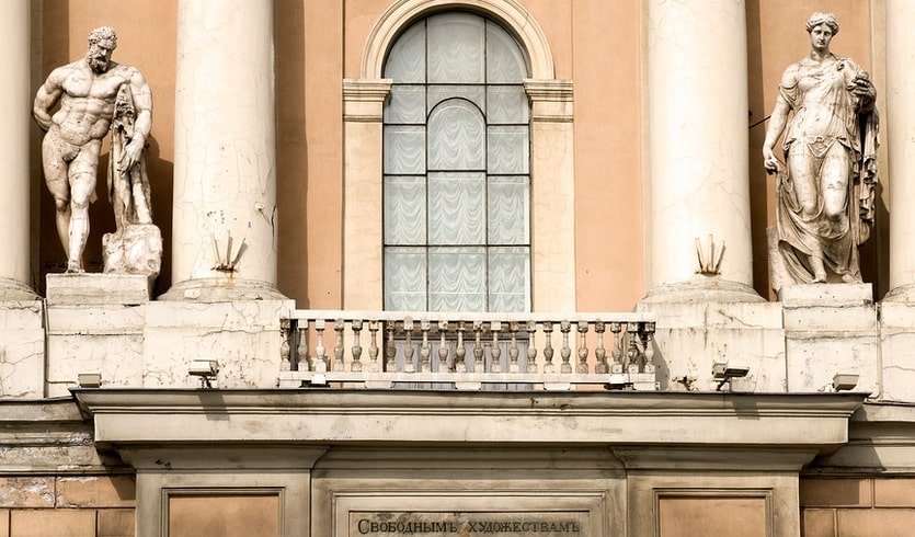 Там грозный Зевс и мудрая Афина (Академия художеств) – интерьерные экскурсии для заказныз групп от 695 рублей 