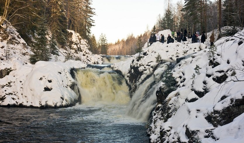 Водопад Кивач — Туры из Санкт-Петербурга на новогодние праздники от 21550 рублей