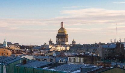 Петербург с крыши на Фонтанке
