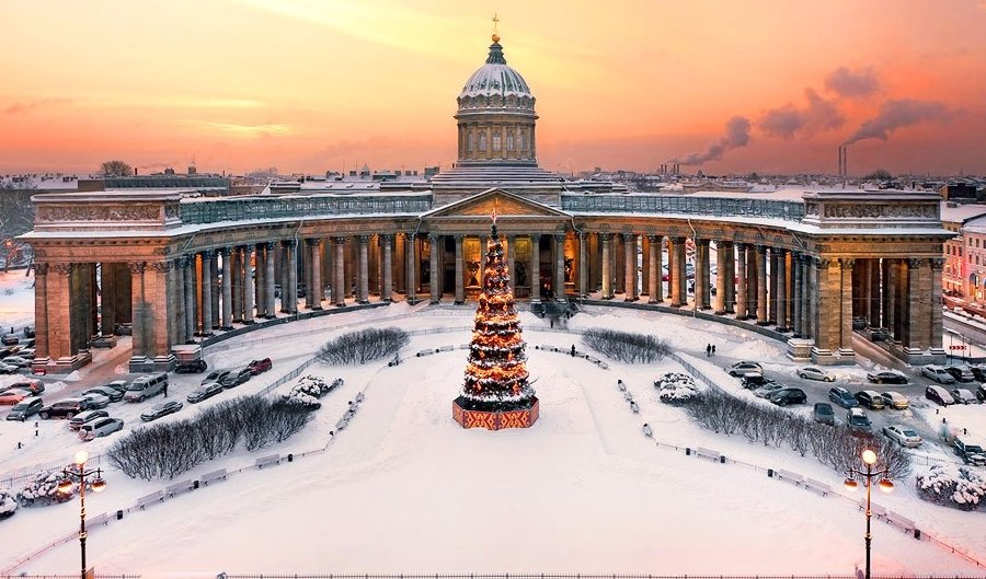 Ночь перед Рождеством - фото № 4 Санкт-Петербург в новогодние праздники (Казанский собор)
